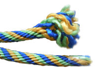 Multicolor Braided nylon / Polypropylene Non Elastic Tape Rope spandex fabric pulley