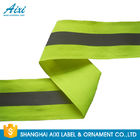 100% Polyester Ribbons Reflective Safety Tape Single Sided With Offer Printing